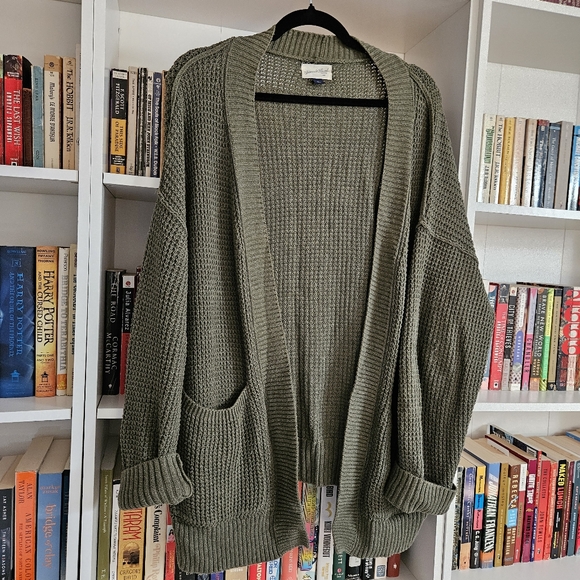 Universal Thread Olive Knit Sweater - Picture 1 of 4